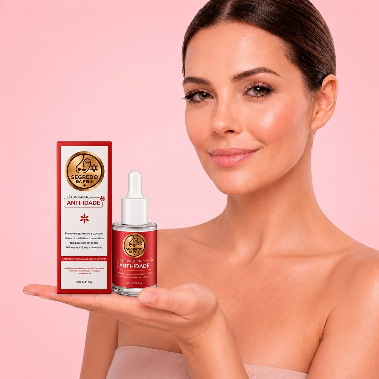 Sérum Facial Anti-Idade — Segredo da Pele