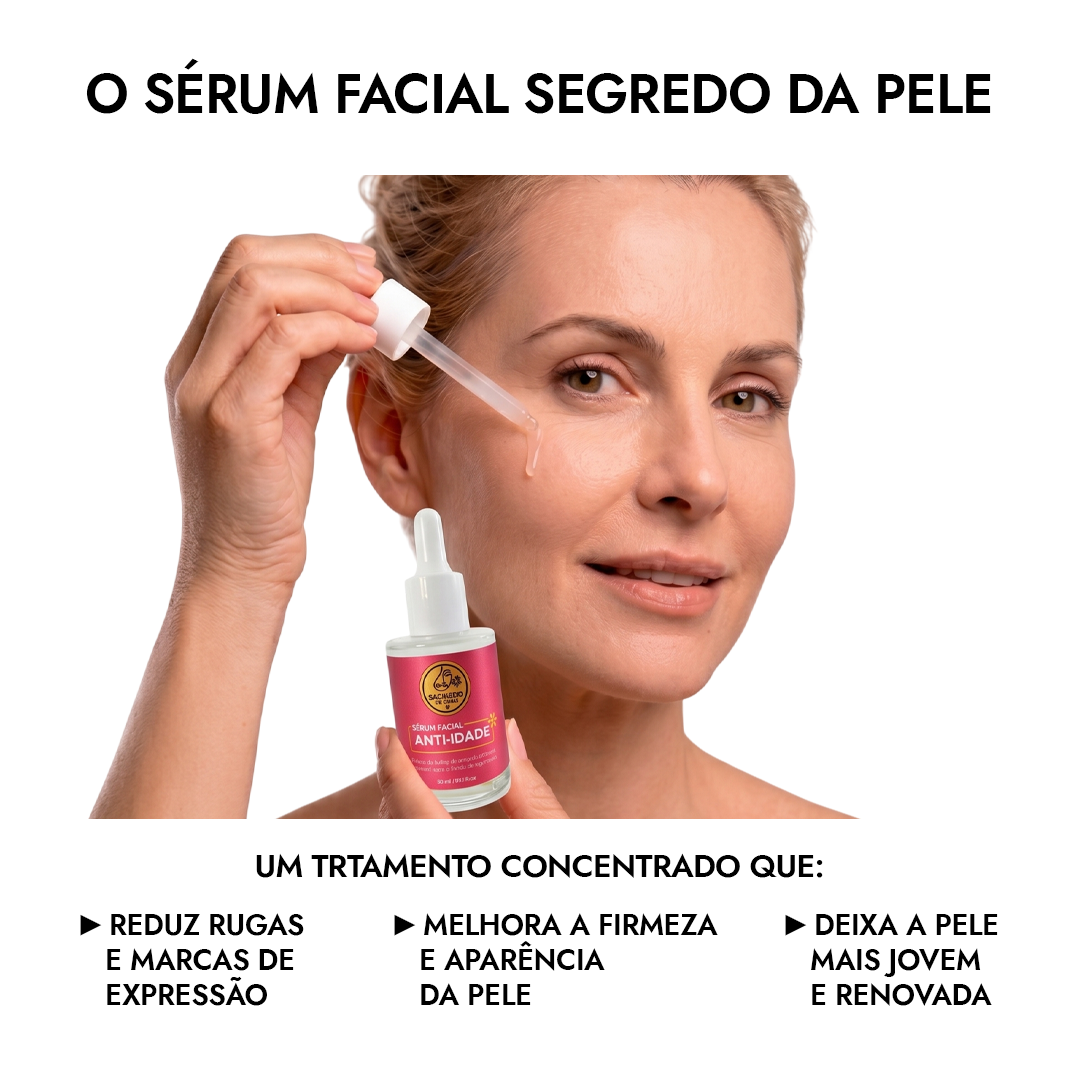 Sérum Facial Anti-Idade — Segredo da Pele