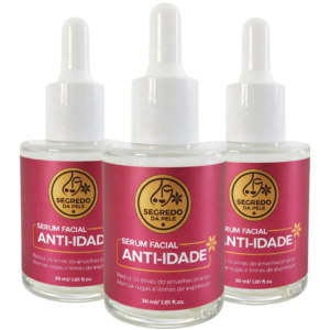 3 Unidades de Sérum Facial Segredo da Pele tem Frete Grátis