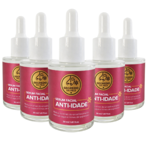5 unidades de Sérum Facial Segredo da Pele  tem Frete Grátis + 5% de Desconto